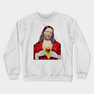 Christians with Jesus Christ in their heart salvation and eternal life Crewneck Sweatshirt